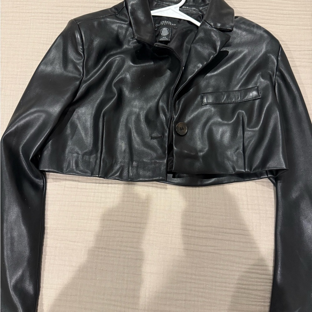 Urban Outfitters Black Cropped Jacket